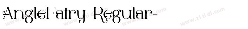 AngleFairy Regular字体转换